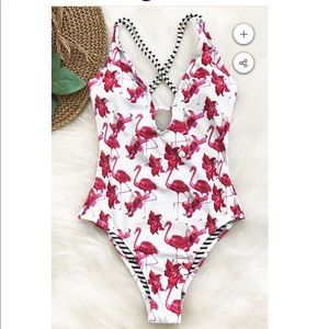 CupShe one piece flamingo